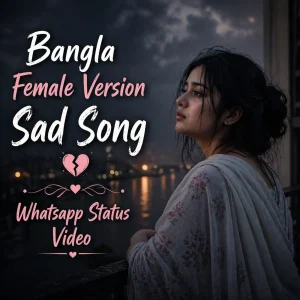 Bangla Female Version Sad Song Whatsapp Status Video