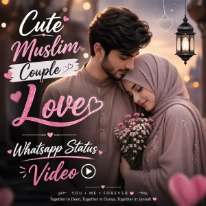 Cute Muslim Couple Love Whatsapp Status Video
