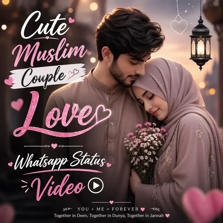 Cute Muslim Couple Love Whatsapp Status Video