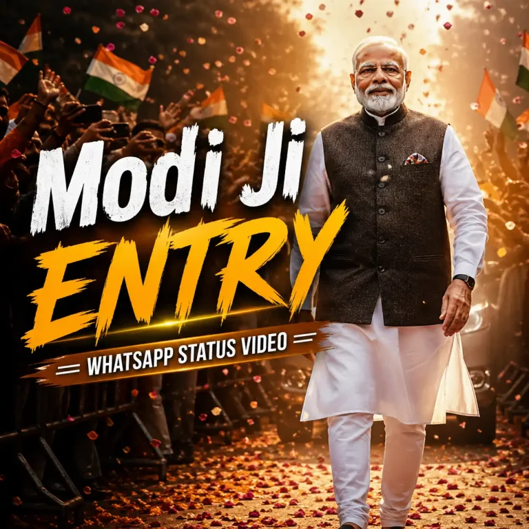 Modi Ji Entry Whatsapp Status Video