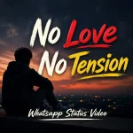 No Love No Tension Whatsapp Status Video