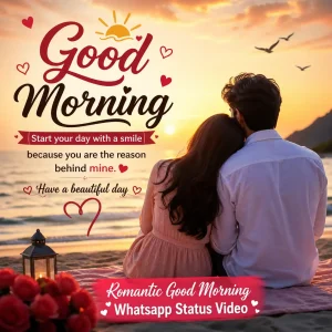 Romantic Good Morning Whatsapp Status Video