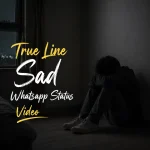 True Line Sad Whatsapp Status Video