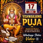 17 September Vishwakarma Puja 2026 Whatsapp Status Video