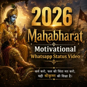 2026 Mahabharat Motivational Whatsapp Status Video