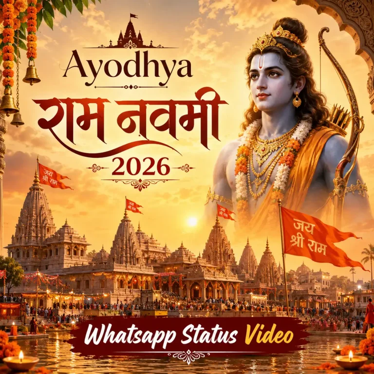 Ayodhya Ram Navami 2026 Whatsapp Status Video