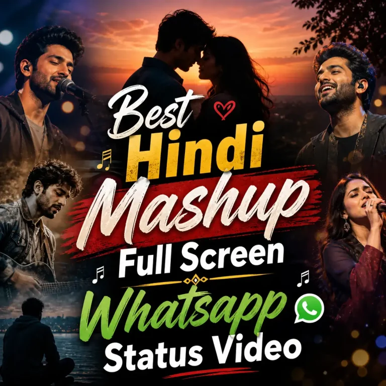 Best Hindi Mashup Full Screen Whatsapp Status Video