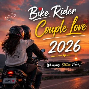 Bike Rider Couple Love 2026 Whatsapp Status Video