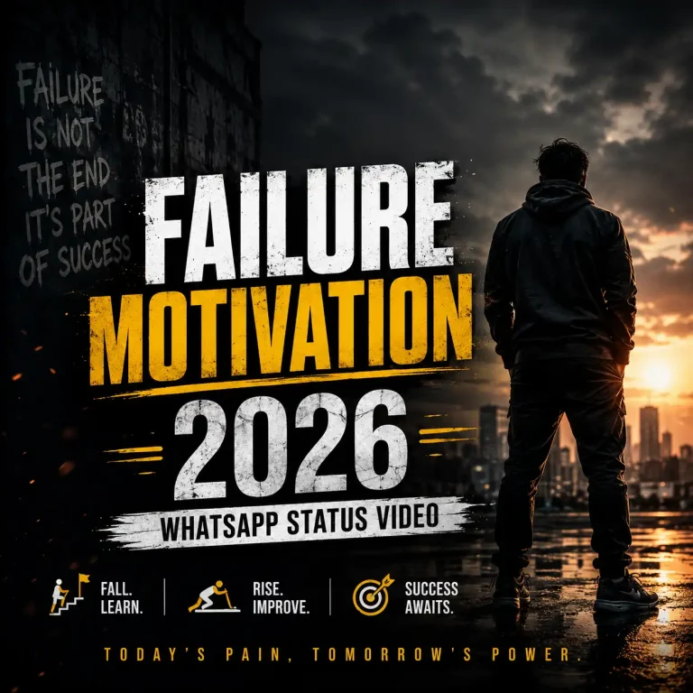 Failure Motivation 2026 Whatsapp Status Video