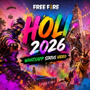 Free Fire Holi 2026 Whatsapp Status Video