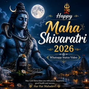 Happy Maha Shivaratri 2026 Whatsapp Status Video
