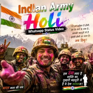 Indian Army Holi Whatsapp Status Video