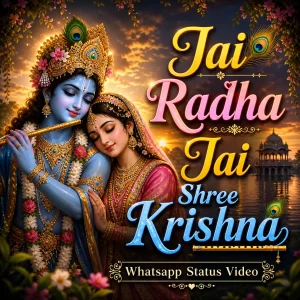 Jai Radha Jai Shree Krishna Whatsapp Status Video