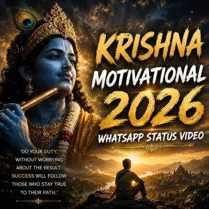 Krishna Motivational 2026 Whatsapp Status Video