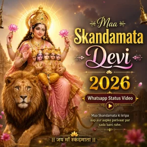 Maa Skandamata Devi 2026 Whatsapp Status Video