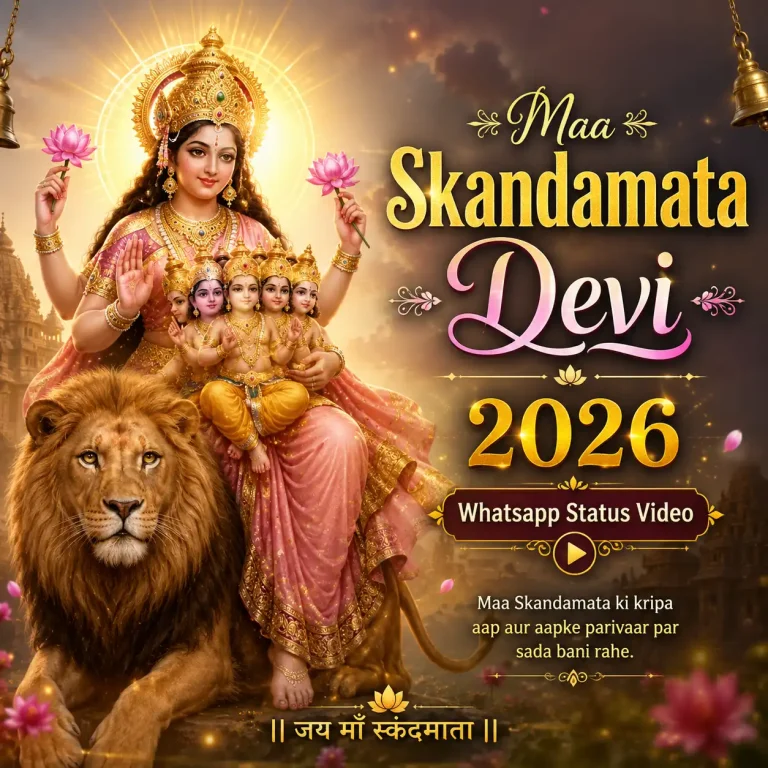 Maa Skandamata Devi 2026 Whatsapp Status Video