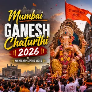 Mumbai Ganesh Chaturthi 2026 Whatsapp Status Video