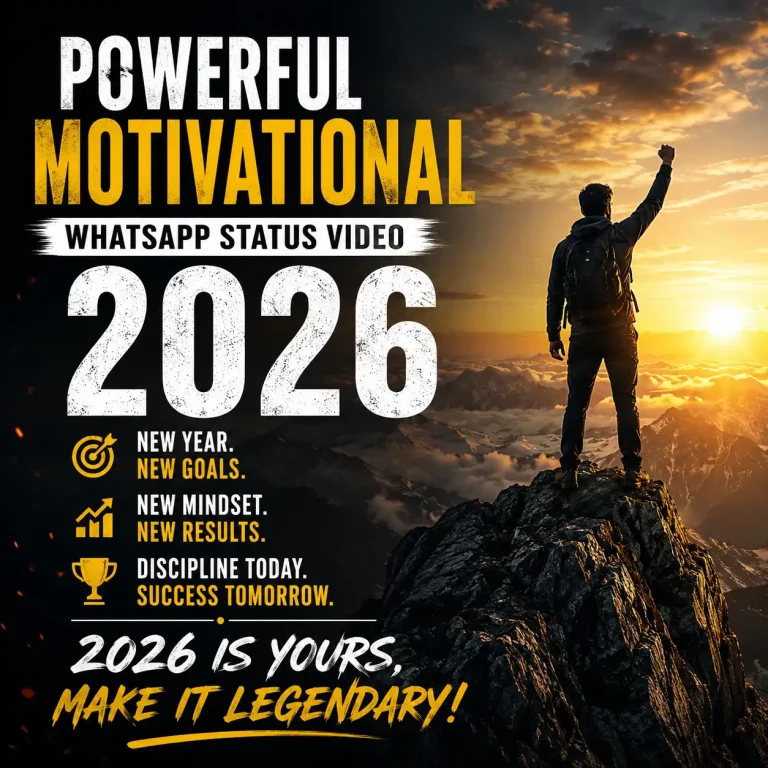 Powerful Motivational 2026 Whatsapp Status Video