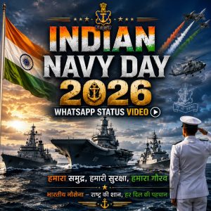 Indian Navy Day 2026 Whatsapp Status Video