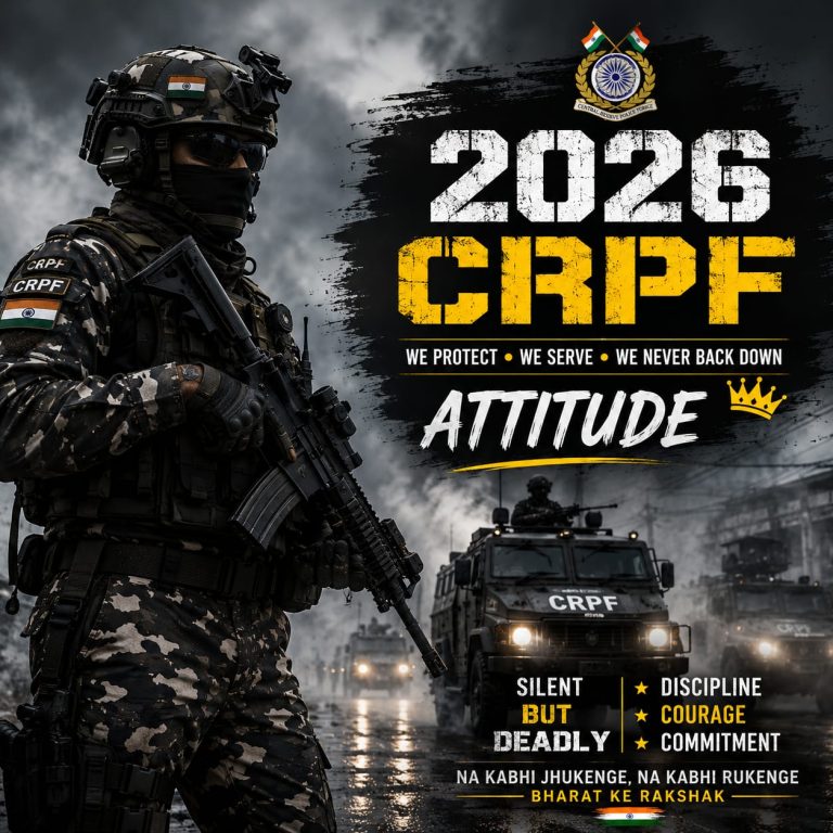 2026 CRPF Attitude Whatsapp Status Video