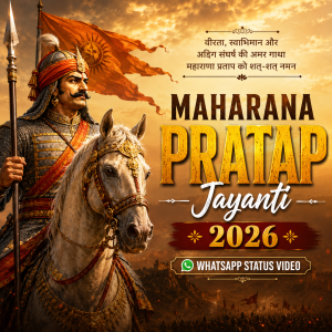 Maharana Pratap Jayanti 2026 Whatsapp Status Video