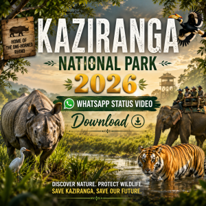 Kaziranga National Park 2026 Whatsapp Status Video Download