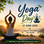 Yoga Day 21 June 2026 Whatsapp Status Video