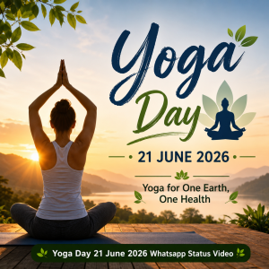 Yoga Day 21 June 2026 Whatsapp Status Video