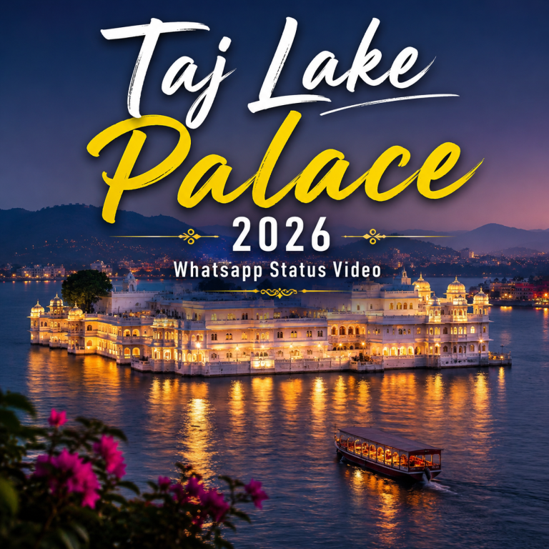 Taj Lake Palace 2026 Whatsapp Status Video