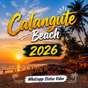 Calangute Beach 2026 Whatsapp Status Video