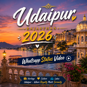 Udaipur Rajasthan 2026 Whatsapp Status Video