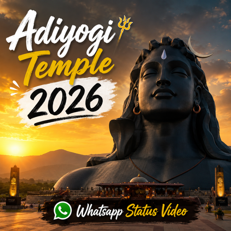 Adiyogi Temple 2026 Whatsapp Status Video