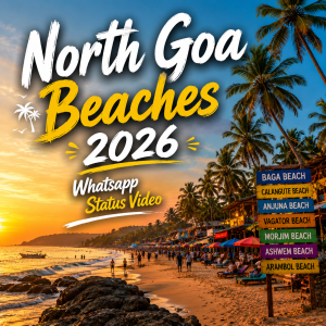 North Goa Beaches 2026 Whatsapp Status Video