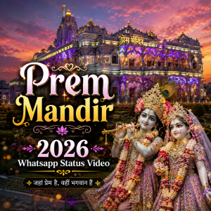 Prem Mandir 2026 Whatsapp Status Video