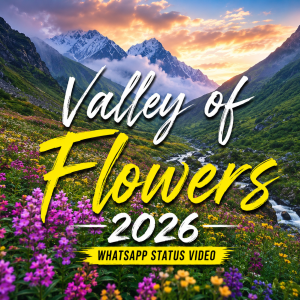 Valley of Flowers 2026 Whatsapp Status Video:- Hey, Guys If You Are Looking For Valley of Flowers 2026 Whatsapp Status Video HD Free Download, Latest Valley of Flowers Status Video Download, 2026 Valley of Flowers 4K WhatsApp Status Video Free Download, New Trending Valley of Flowers Reel Status Video Collection, Beautiful Valley of Flowers Full Screen Status Video Download, Valley of Flowers Travel WhatsApp Status Video, Viral Valley of Flowers Status Video Collection, Valley of Flowers Is A UNESCO World Heritage Site In Uttarakhand, Famous For Its Colorful Alpine Flowers, Rare Himalayan Wildlife And Spectacular Mountain Landscapes, and Best Valley of Flowers 2026 WhatsApp Status Video, Then You Are At The Right Place.