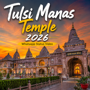 Tulsi Manas Temple 2026 Whatsapp Status Video