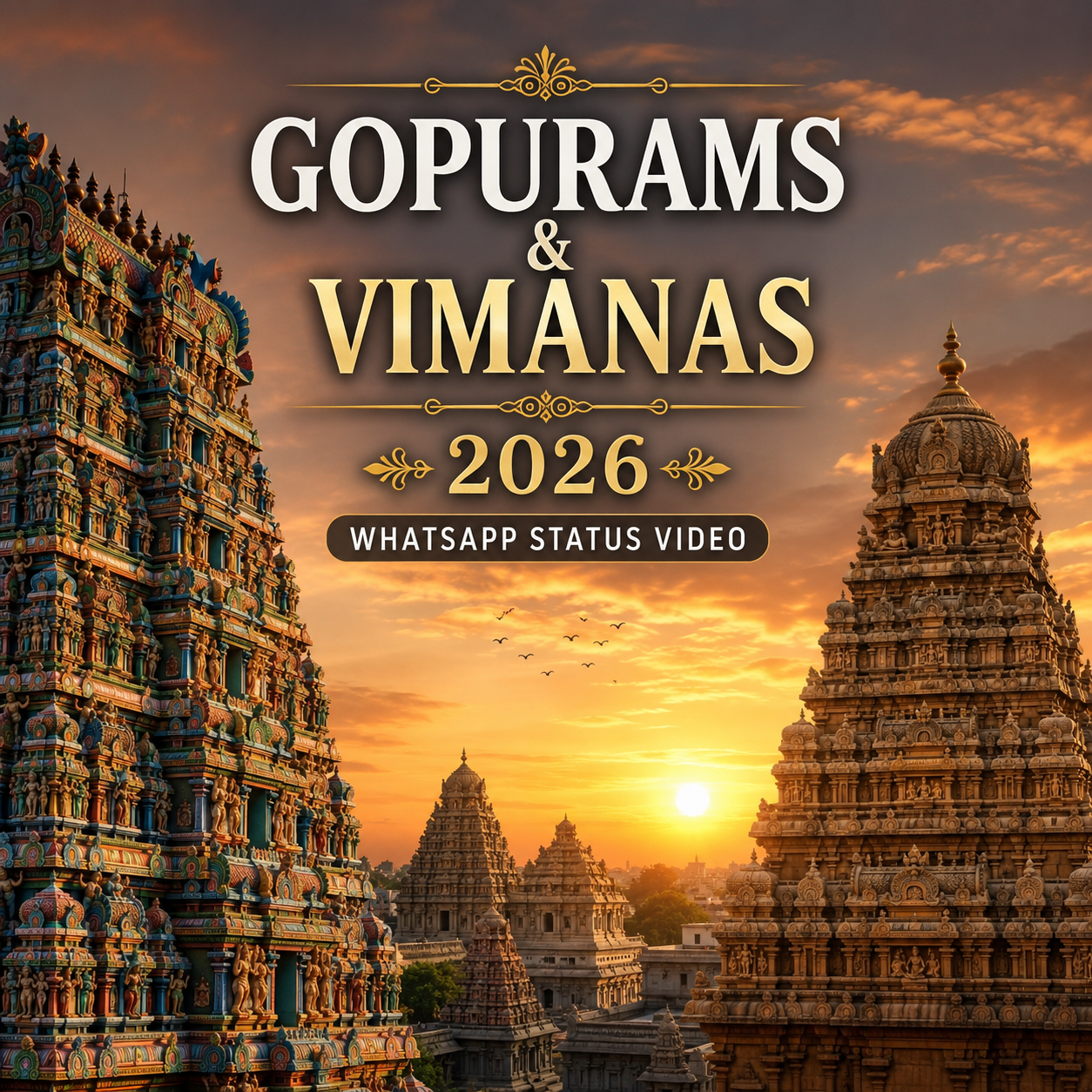 Gopurams & Vimanas 2026 Whatsapp Status Video