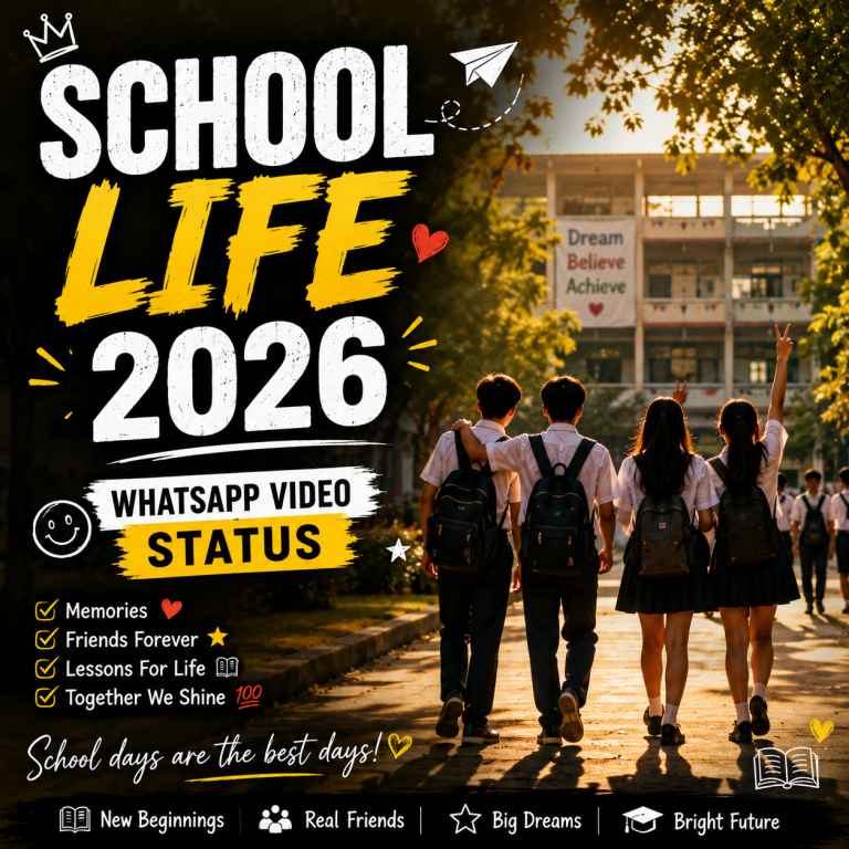 School Life 2026 Whatsapp Video Status
