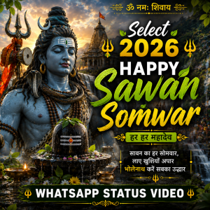 Select 2026 Happy Sawan Somwar Whatsapp Status Video 2026 Happy Sawan Somwar Whatsapp Status Video