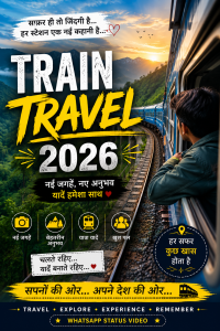 Train Travel 2026 Whatsapp Status Video