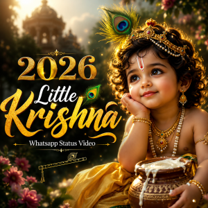 2026 Little Krishna Whatsapp Status Video