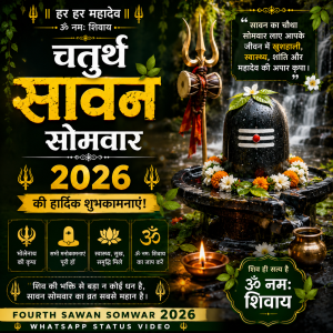 Fourth Sawan Somwar 2026 Whatsapp Status Video