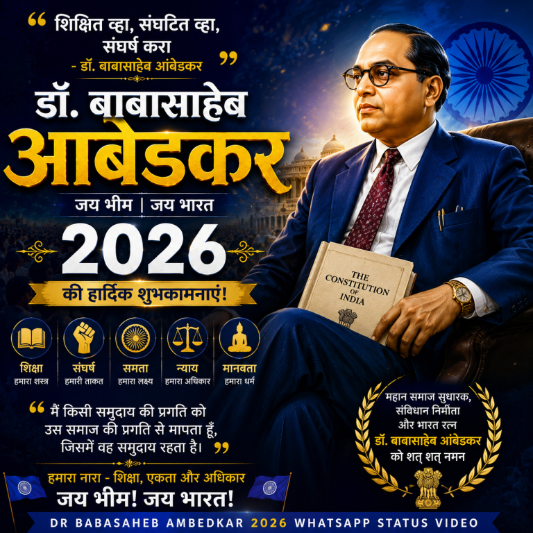 Dr Babasaheb Ambedkar 2026 Whatsapp Status Video