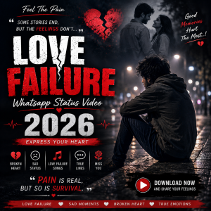 2026 Love Failure Whatsapp Status Video