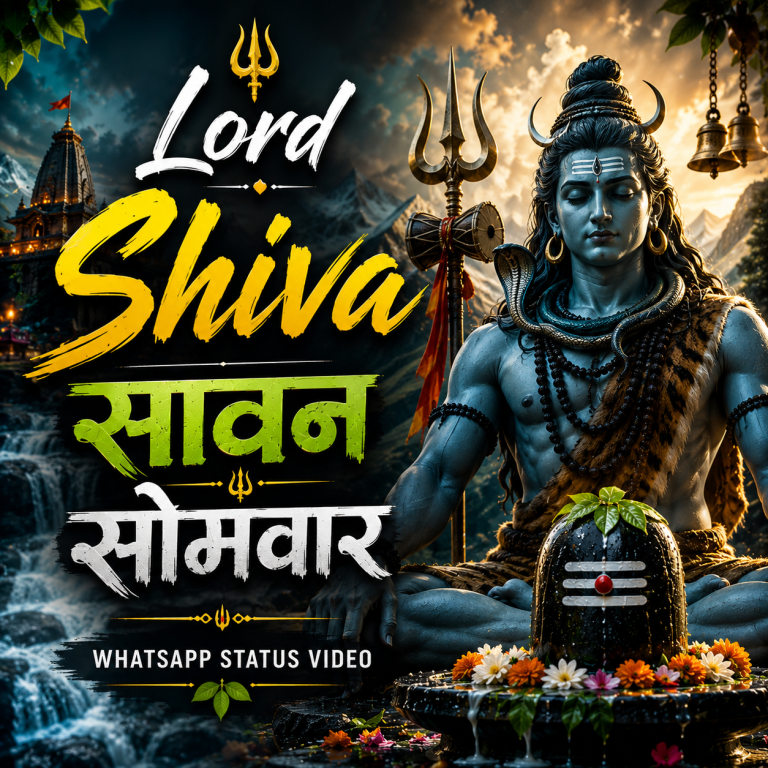 Lord Shiva Sawan Somwar Whatsapp Status Video