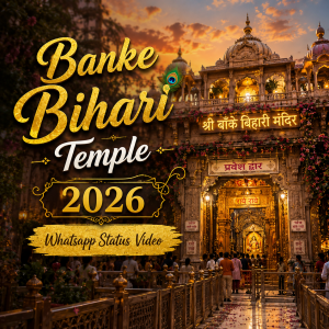 Banke Bihari Temple 2026 Whatsapp Status Video