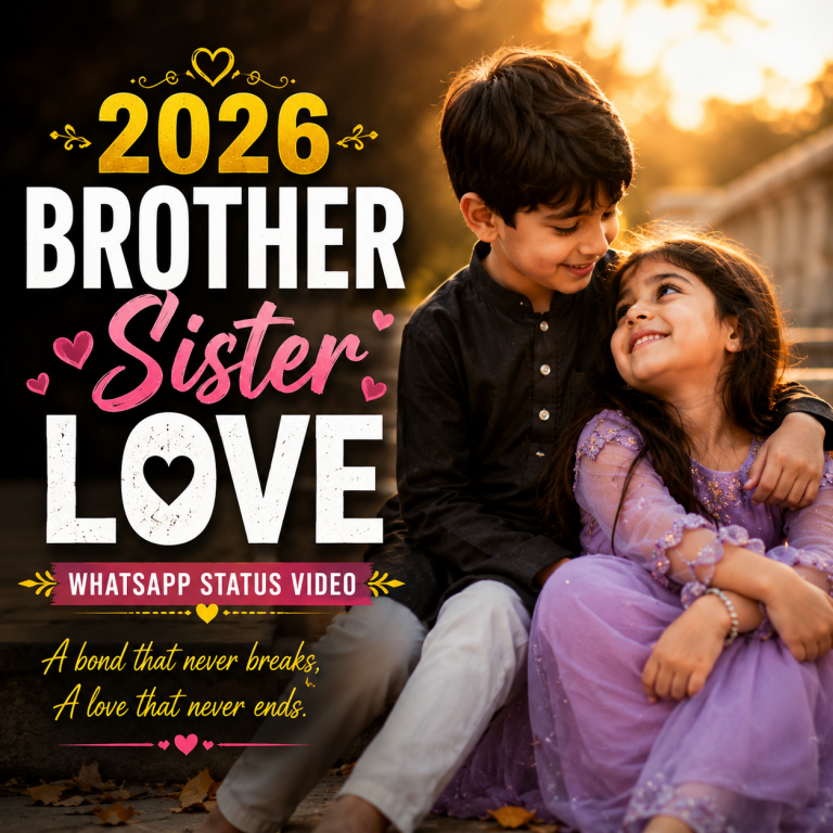 Brother Sister Love 2026 Whatsapp Status Video