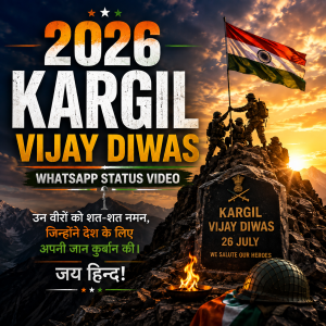 2026 Kargil Vijay Diwas Whatsapp Status Video