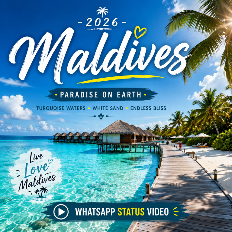 2026 Maldives Whatsapp Status Video