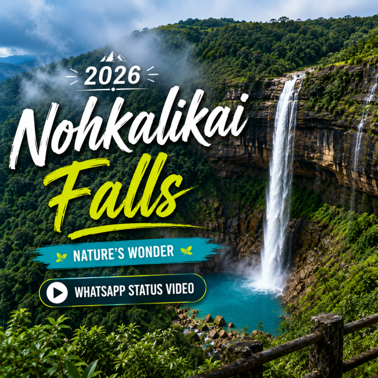 Nohkalikai Falls 2026 Whatsapp Status Video